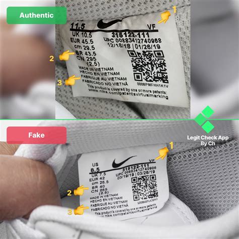 original nike shoes vs fake nike shoes|nike shoe identifier.